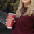 Custom Denmark National Football Tumbler Cup The Red and Whites Sporty Style - Wonder Print Shop