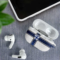 Finland National Football AirPods Case Pine Trees with Diamond Shapes - Wonder Print Shop