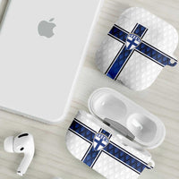 Finland National Football AirPods Case Pine Trees with Diamond Shapes - Wonder Print Shop