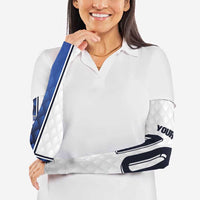 Custom Finland National Football Arm Sleeves Pine Trees with Diamond Shapes - Wonder Print Shop