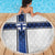 Finland National Football Beach Blanket Pine Trees with Diamond Shapes - Wonder Print Shop