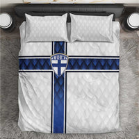 Finland National Football Bedding Set Pine Trees with Diamond Shapes - Wonder Print Shop