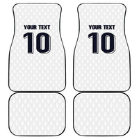 Custom Finland National Football Car Mats Pine Trees with Diamond Shapes - Wonder Print Shop