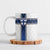 Custom Finland National Football Ceramic Mug Pine Trees with Diamond Shapes - Wonder Print Shop