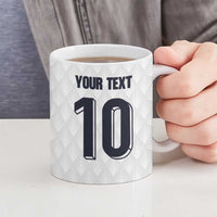 Custom Finland National Football Ceramic Mug Pine Trees with Diamond Shapes - Wonder Print Shop