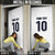 Custom Finland National Football Door Cover Pine Trees with Diamond Shapes - Wonder Print Shop