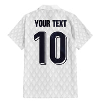 Custom Finland National Football Family Matching Mermaid Dress and Hawaiian Shirt Pine Trees with Diamond Shapes - Wonder Print Shop