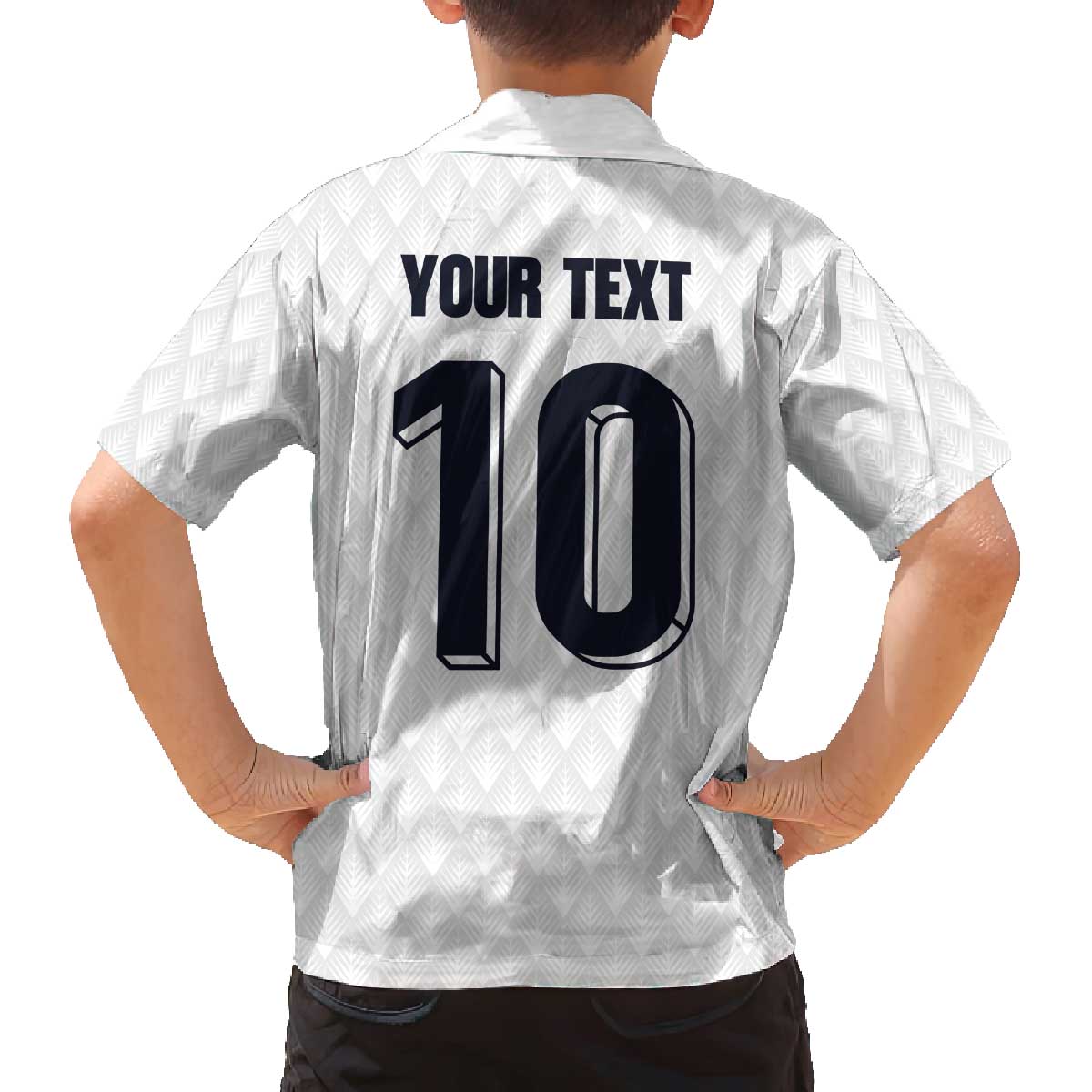 Custom Finland National Football Family Matching Off The Shoulder Long Sleeve Dress and Hawaiian Shirt Pine Trees with Diamond Shapes - Wonder Print Shop