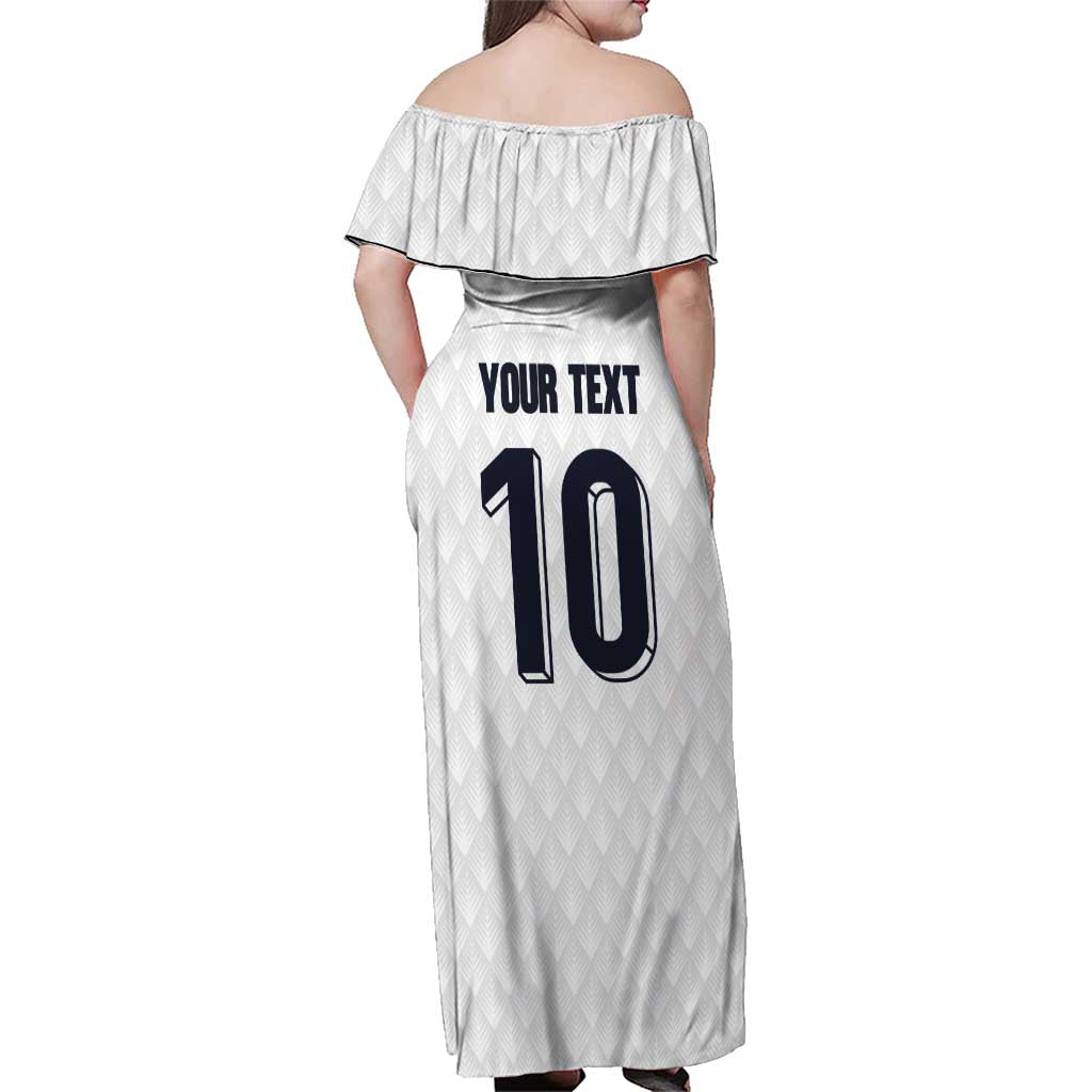 Custom Finland National Football Family Matching Off Shoulder Maxi Dress and Hawaiian Shirt Pine Trees with Diamond Shapes - Wonder Print Shop