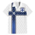 Custom Finland National Football Family Matching Puletasi and Hawaiian Shirt Pine Trees with Diamond Shapes - Wonder Print Shop