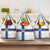 Finland National Football Grocery Bag Pine Trees with Diamond Shapes - Wonder Print Shop