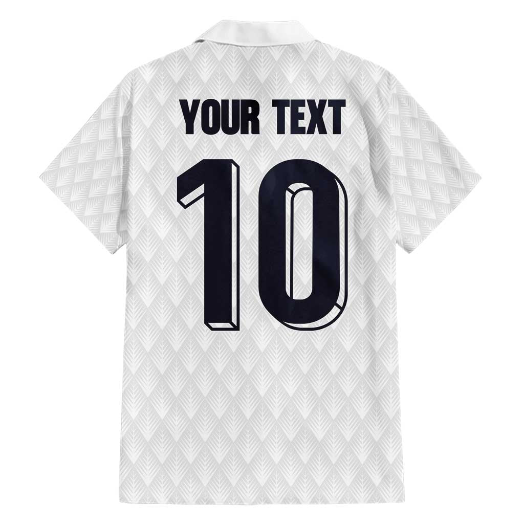 Custom Finland National Football Hawaiian Shirt Pine Trees with Diamond Shapes - Wonder Print Shop