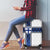 Finland National Football Luggage Cover Pine Trees with Diamond Shapes - Wonder Print Shop