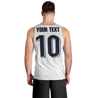 Custom Finland National Football Men Tank Top Pine Trees with Diamond Shapes - Wonder Print Shop