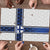 Finland National Football Puzzle Pine Trees with Diamond Shapes - Wonder Print Shop