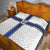Finland National Football Quilt Pine Trees with Diamond Shapes - Wonder Print Shop