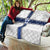 Finland National Football Quilt Pine Trees with Diamond Shapes - Wonder Print Shop