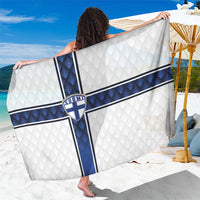 Finland National Football Sarong Pine Trees with Diamond Shapes - Wonder Print Shop