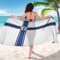 Finland National Football Sarong Pine Trees with Diamond Shapes - Wonder Print Shop