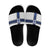 Finland National Football Slide Sandals Pine Trees with Diamond Shapes - Wonder Print Shop