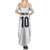 Custom Finland National Football Summer Maxi Dress Pine Trees with Diamond Shapes - Wonder Print Shop