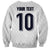 Custom Finland National Football Sweatshirt Pine Trees with Diamond Shapes - Wonder Print Shop