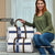 Finland National Football Travel Bag Pine Trees with Diamond Shapes - Wonder Print Shop