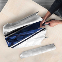 Finland National Football Umbrella Pine Trees with Diamond Shapes - Wonder Print Shop