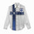 Custom Finland National Football Women Casual Shirt Pine Trees with Diamond Shapes - Wonder Print Shop