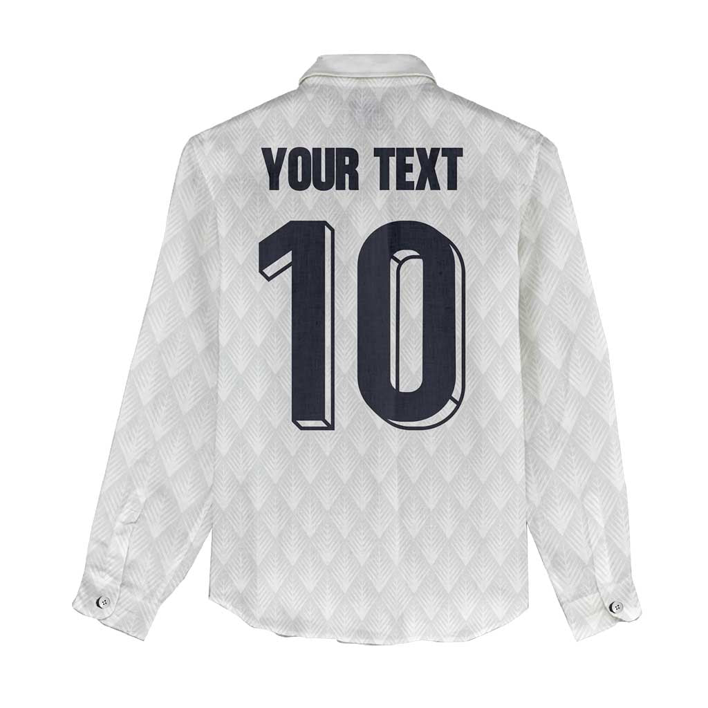 Custom Finland National Football Women Casual Shirt Pine Trees with Diamond Shapes - Wonder Print Shop