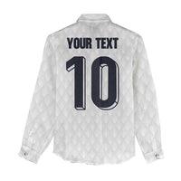 Custom Finland National Football Women Casual Shirt Pine Trees with Diamond Shapes - Wonder Print Shop