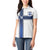 Custom Finland National Football Women Polo Shirt Pine Trees with Diamond Shapes - Wonder Print Shop