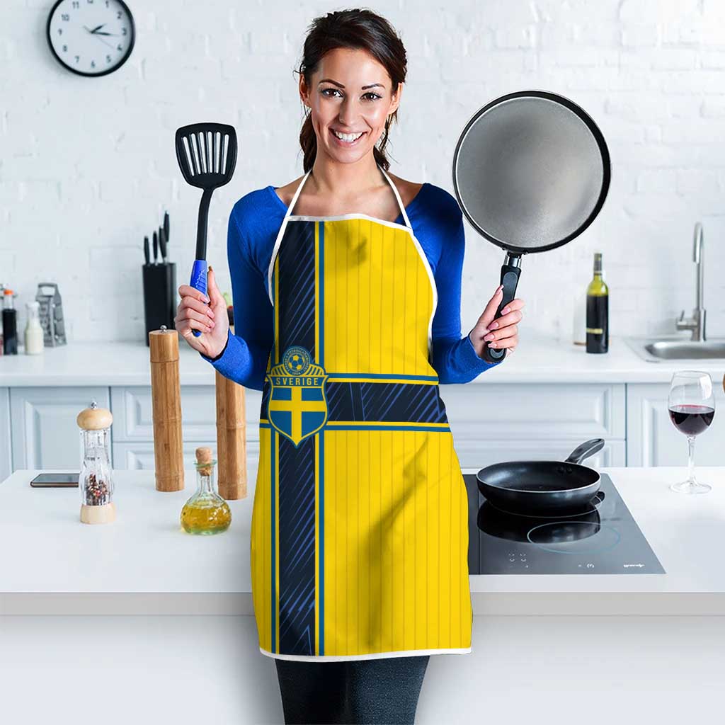 Sweden National Football Apron Glory The Blue and Yellow - Wonder Print Shop