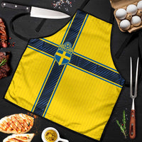 Sweden National Football Apron Glory The Blue and Yellow - Wonder Print Shop