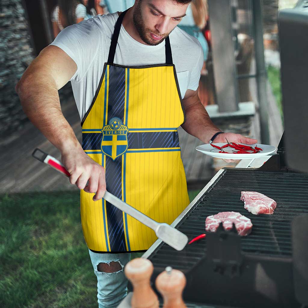Sweden National Football Apron Glory The Blue and Yellow - Wonder Print Shop