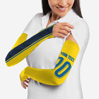 Custom Sweden National Football Arm Sleeves Glory The Blue and Yellow - Wonder Print Shop