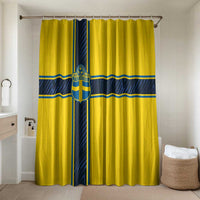 Sweden National Football Bathroom Set Glory The Blue and Yellow - Wonder Print Shop
