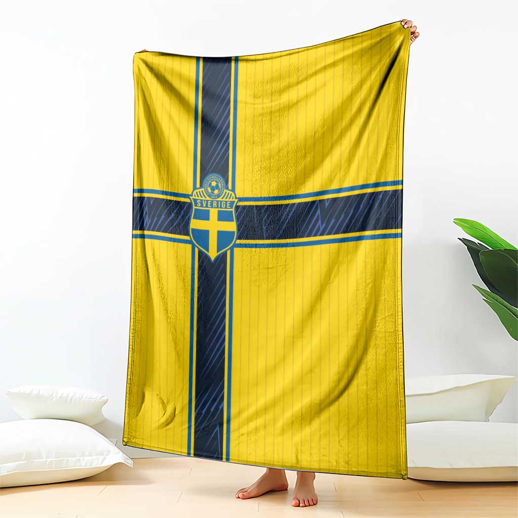 Sweden National Football Blanket Glory The Blue and Yellow - Wonder Print Shop