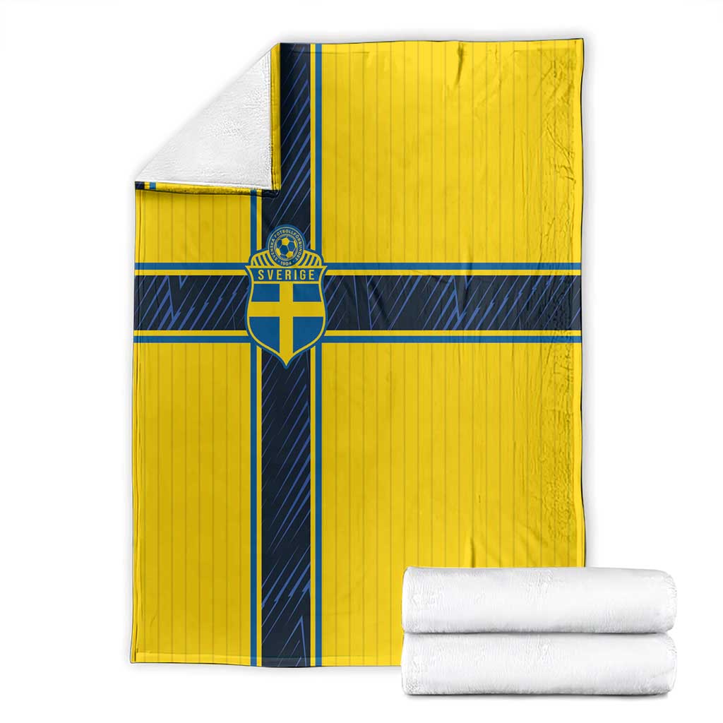Sweden National Football Blanket Glory The Blue and Yellow - Wonder Print Shop