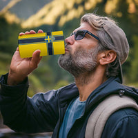 Custom Sweden National Football 4 in 1 Can Cooler Tumbler Glory The Blue and Yellow - Wonder Print Shop