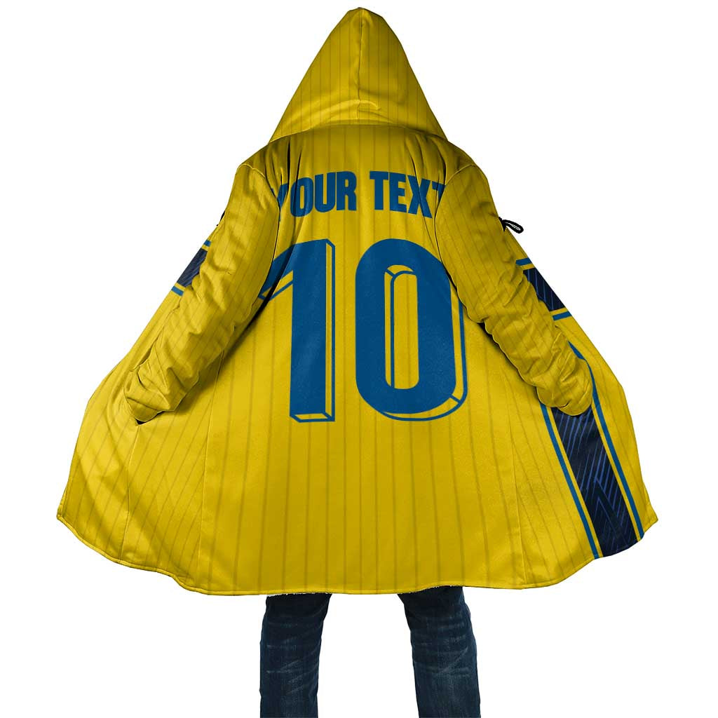 Custom Sweden National Football Cloak Glory The Blue and Yellow - Wonder Print Shop