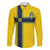 Custom Sweden National Football Family Matching Long Sleeve Bodycon Dress and Hawaiian Shirt Glory The Blue and Yellow - Wonder Print Shop