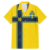 Custom Sweden National Football Family Matching Mermaid Dress and Hawaiian Shirt Glory The Blue and Yellow - Wonder Print Shop