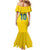 Custom Sweden National Football Family Matching Mermaid Dress and Hawaiian Shirt Glory The Blue and Yellow - Wonder Print Shop