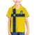 Custom Sweden National Football Family Matching Mermaid Dress and Hawaiian Shirt Glory The Blue and Yellow - Wonder Print Shop