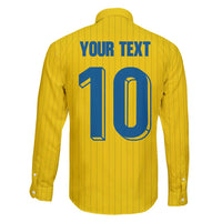Custom Sweden National Football Family Matching Puletasi and Hawaiian Shirt Glory The Blue and Yellow - Wonder Print Shop