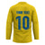 Custom Sweden National Football Hockey Jersey Glory The Blue and Yellow - Wonder Print Shop