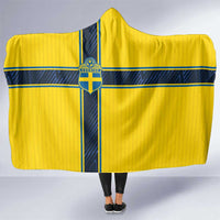 Sweden National Football Hooded Blanket Glory The Blue and Yellow - Wonder Print Shop