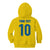 Custom Sweden National Football Kid Hoodie Glory The Blue and Yellow - Wonder Print Shop