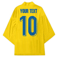 Custom Sweden National Football Kimono Glory The Blue and Yellow - Wonder Print Shop